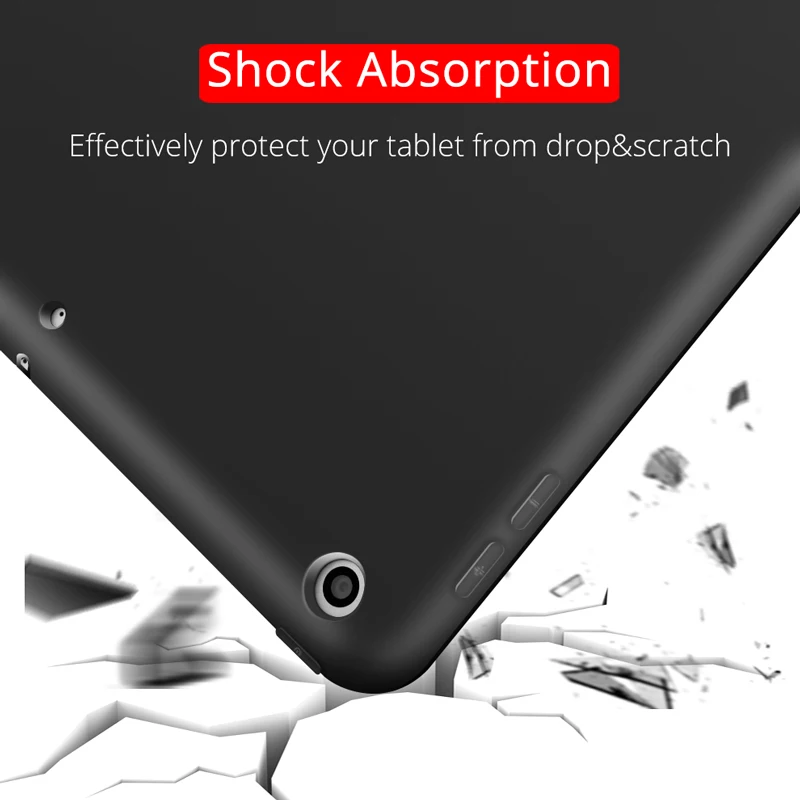 Чехол для iPad 9 7 2018 2017 планшет Funda 5th Gen Магнитная подставка силиконовый мягкий