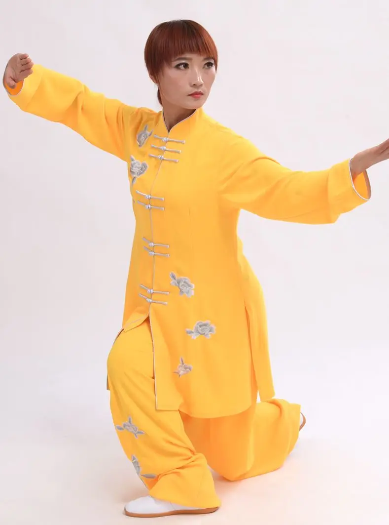 Костюмы для выступлений taijiquan зеленые/белые костюмы занятий боевыми искусствами