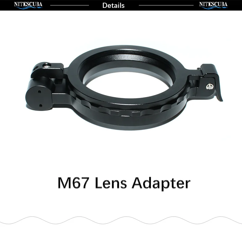 NiteScuba Дайвинг M67 адаптер для объектива rx100 корпус камеры 67 мм макрообъектив крупным планом объектив аксессуары для подводной фотографии