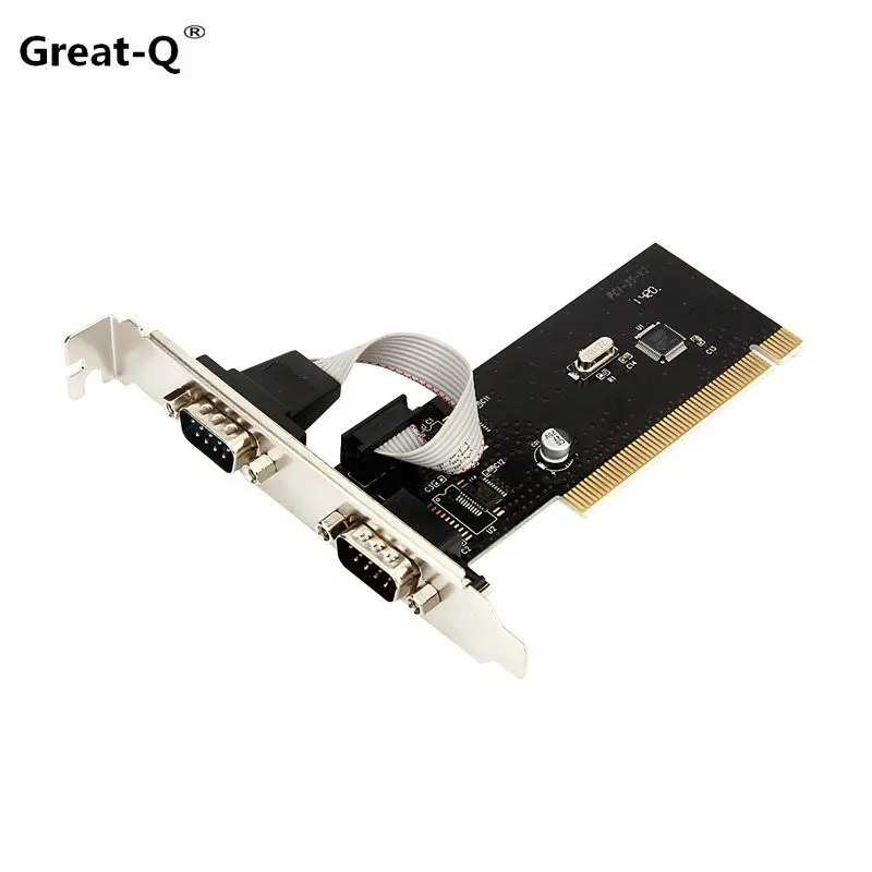PCI-двойные последовательные порты RS232 Плата расширения управления интерфейсом