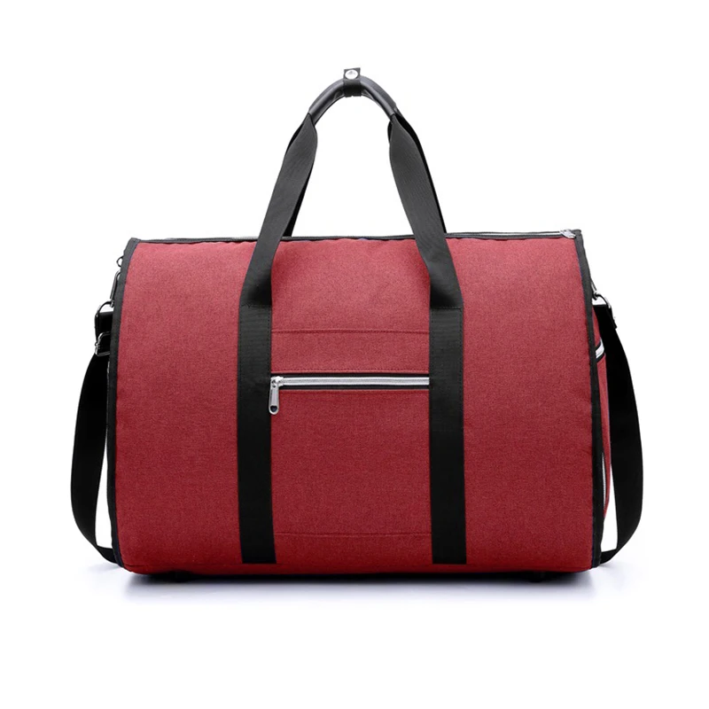 

2 In 1 Hanging Suit Travel Bag Luggage Duffle Garment Bags with Shoulder Strap SDF-SHIP