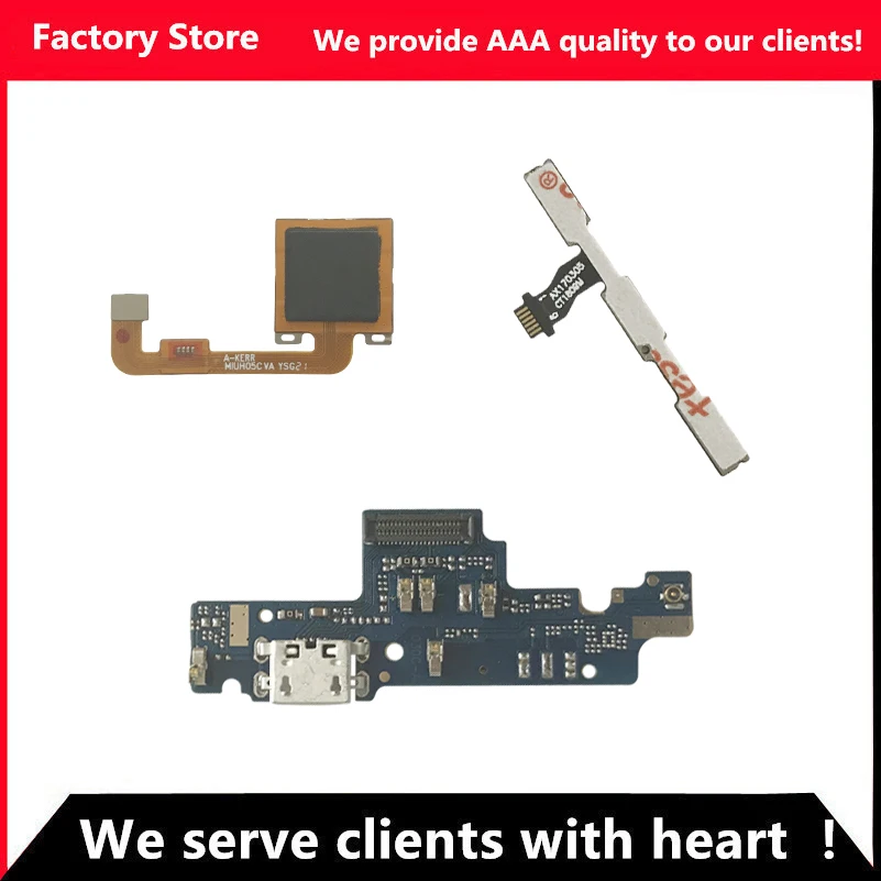 Гибкий кабель для Redmi Note 4x с датчиком отпечатка пальца кнопки питания и громкости