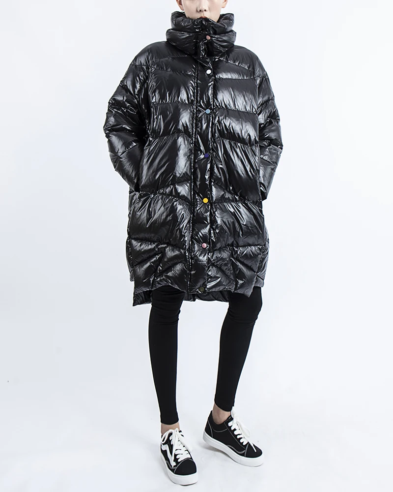 Puffer jacket women plus size duck down jacket winter coat women Outerwear Female Long Casual Light ultra thin Warm Parka