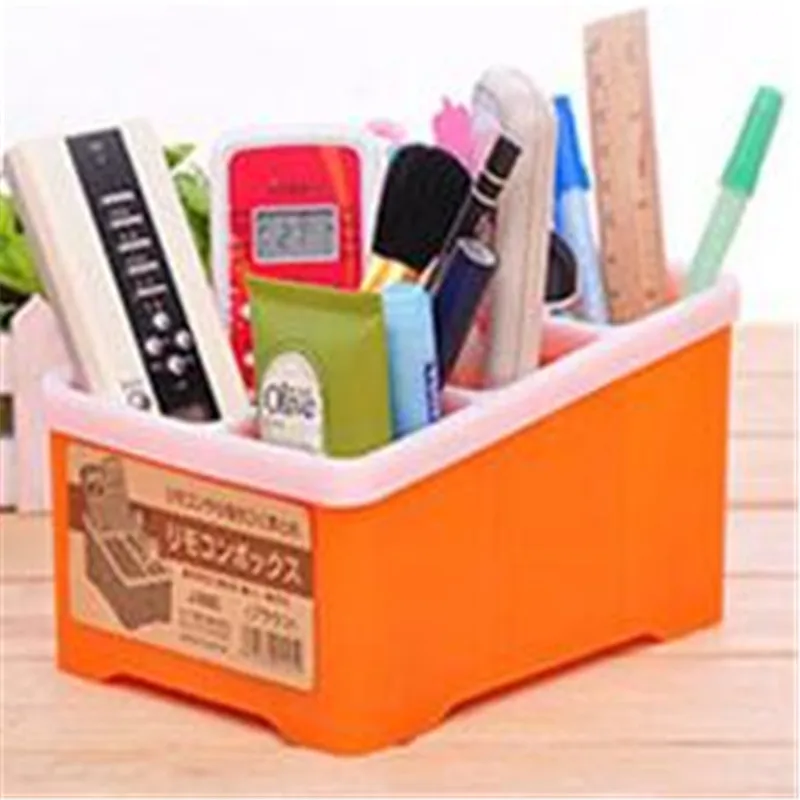 

2017 practical home office remote control placed in the Japanese creative remote control box plastic finishing box