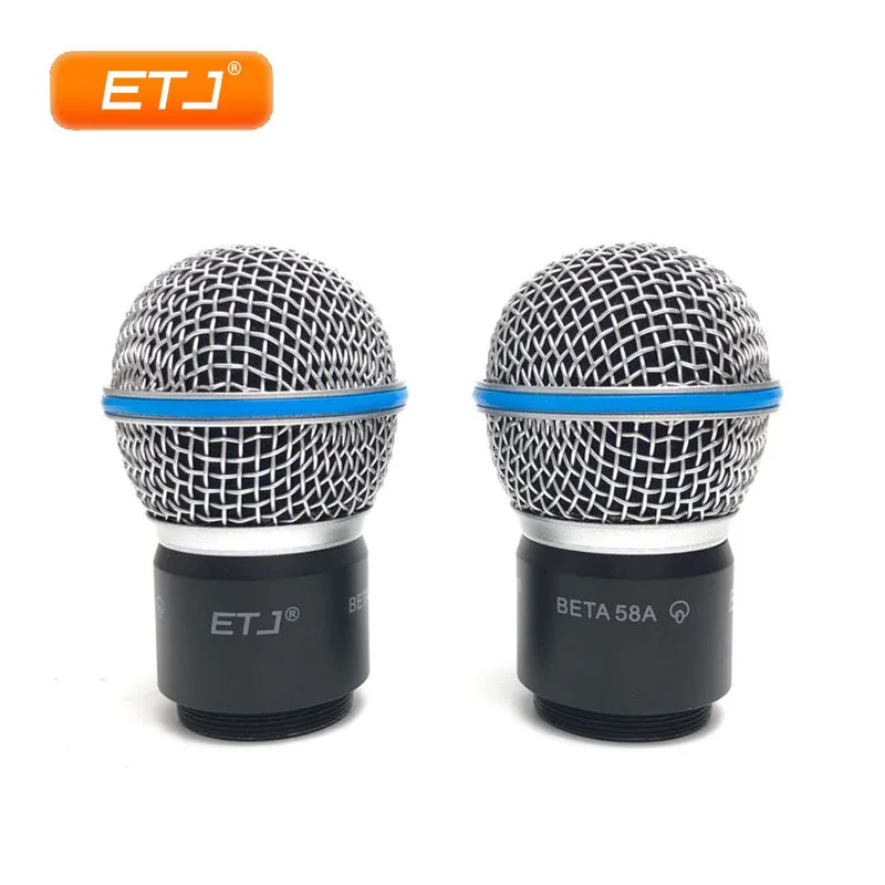 ETJ Beta58 Beta58A картридж решетка шаровая Головка Беспроводной UHF микрофонная капсула