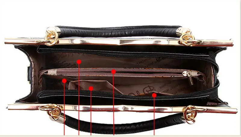 Zhe Ren Arco de Alta calidad mujeres bolso de cuero de la Marca del partido de tarde Bolso Crossbody totes el bolso de Hombro del enrejado de cuero suave de las mujeres sac