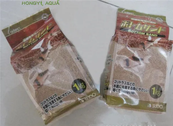 

1 bag 1kg gold sands for aquarium landscaping fine aquarium sands for fish tank decoration