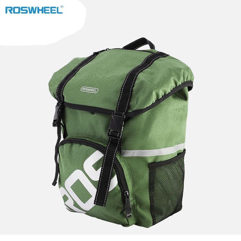 ROSWHEEL 15L водостойкая велосипедная задняя Сумка для велосипеда прочная сумка