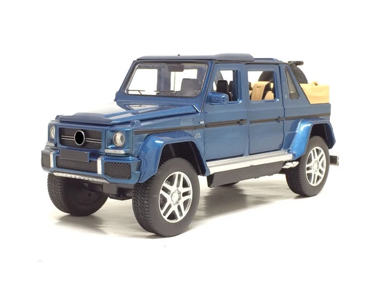 1:32 Maybach G650 Внедорожный Автомобиль SUV литая модель автомобиля с откидной спинкой, звуковой светильник, игрушечный автомобиль, подарки для детей
