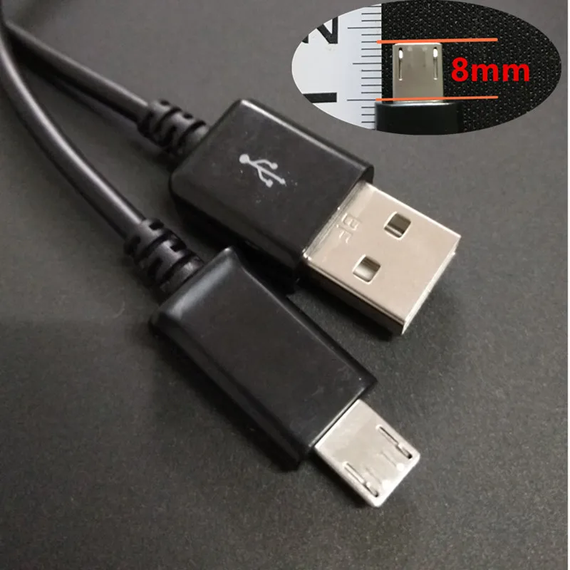9 мм длинный наконечник Micro USB глубокий разъем 1 м кабель+ 5V2A зарядное устройство для HOMTOM ZOJI Z8 Z7 Nomu S10 Pro S20 S30 мини Guophone V19