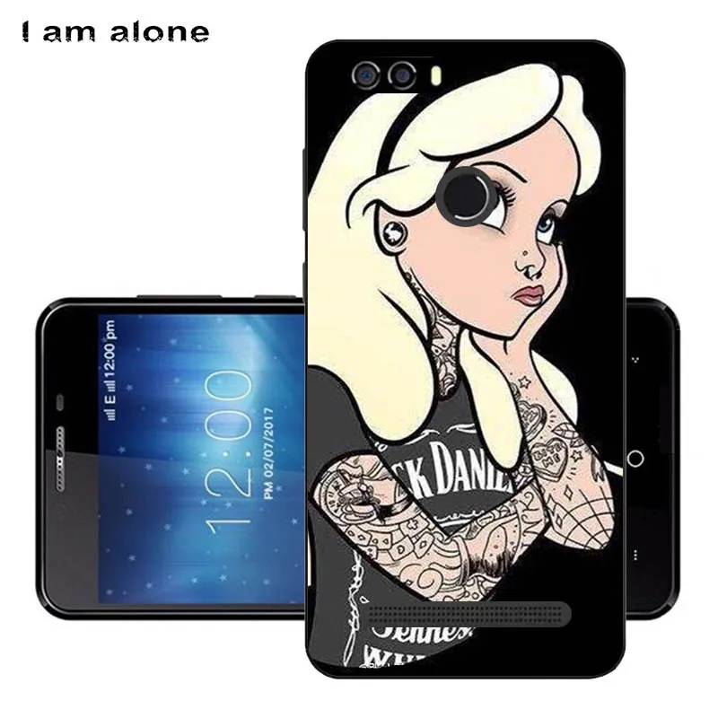 Solf TPU W16 Чехол для телефона I am alone, для Leagoo power 2,, 5,0 дюйма, мягкий ТПУ, мобильный модный, с мультяшным принтом, для Leagoo power 2 - Цвет: Solf TPU W16