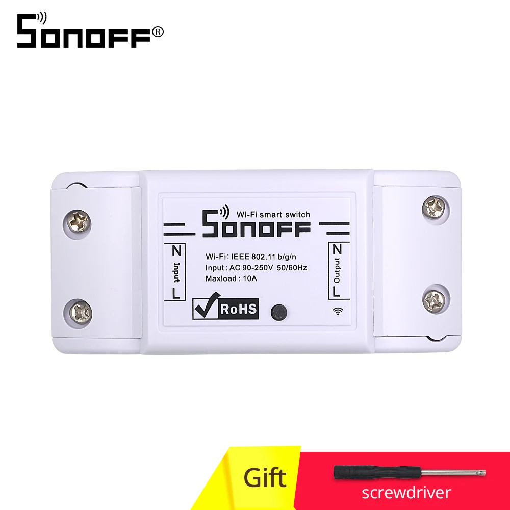 Itead Sonoff Basic Беспроводной Wi Fi переключатель DIY удаленный Domotica светильник