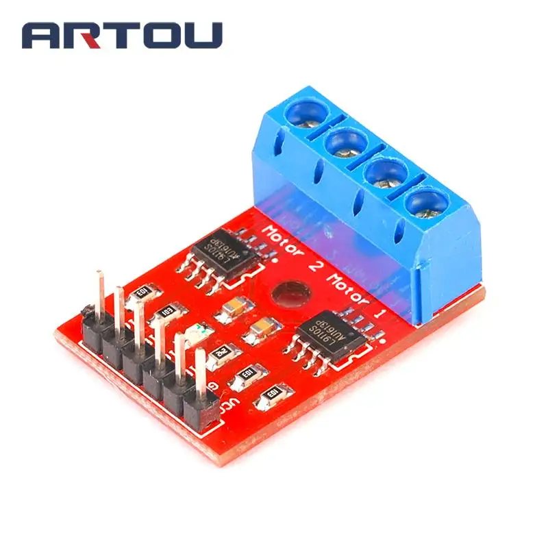40 шт. модуль платы драйвера шагового двигателя L9110S H-bridge L9110 для Arduino | Электронные