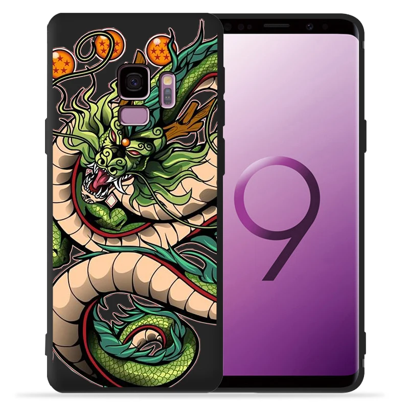 02 Dragon Ball Супер Саян Гоку Вегета Дракон Чехол для телефона для samsung Galaxy S9 S8 S10 плюс S7 S6 край S10 Lite Note9 8 крышка Etui - Цвет: 02