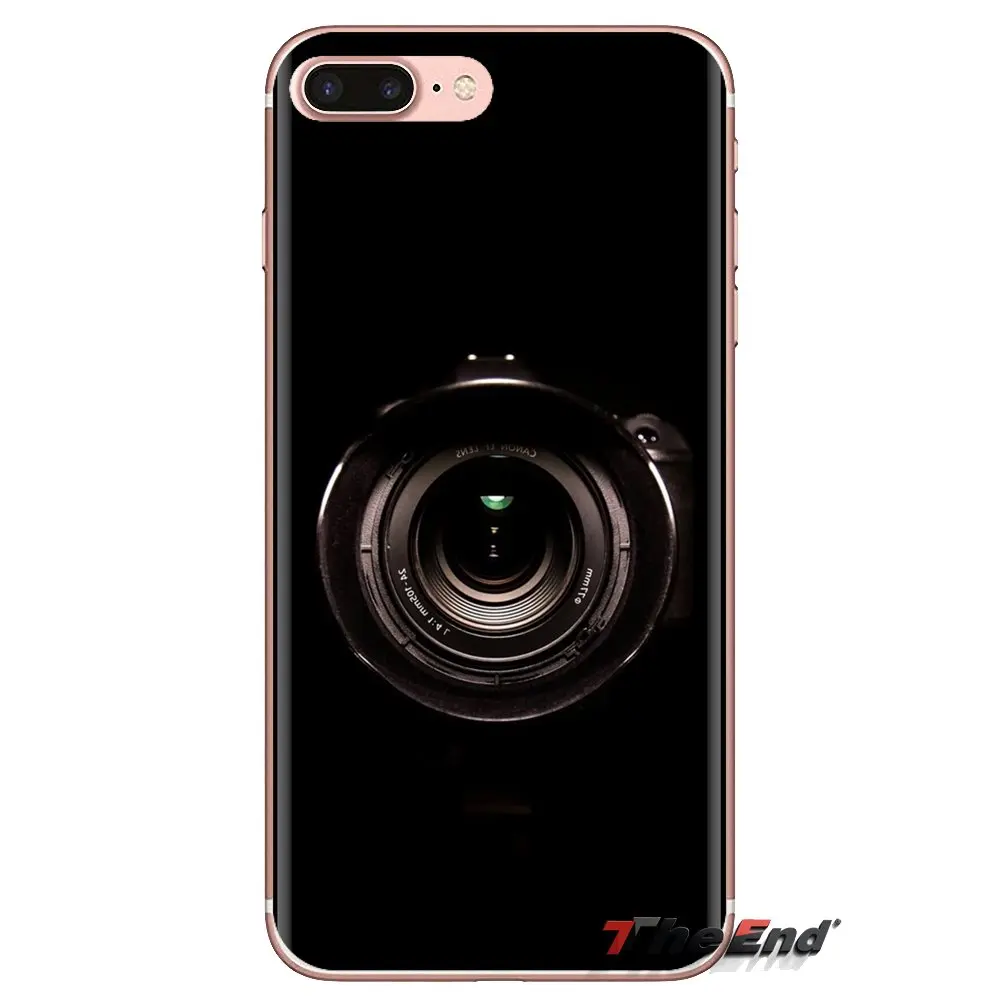 Ретро камеры художественные мягкие прозрачные чехлы для iPod Touch Apple iPhone 4 4S 5 5S SE 5C 6 6S