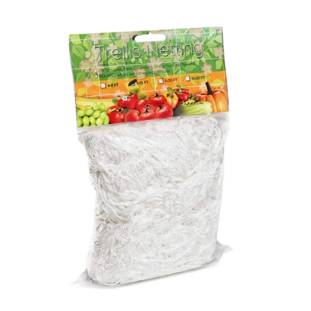 1pcs 1.67x5m Plant Climbing Net Mesh Polyester Net Flower Cucumber Plants Landing Net Frame Support Mesh Vine Trellis Netting