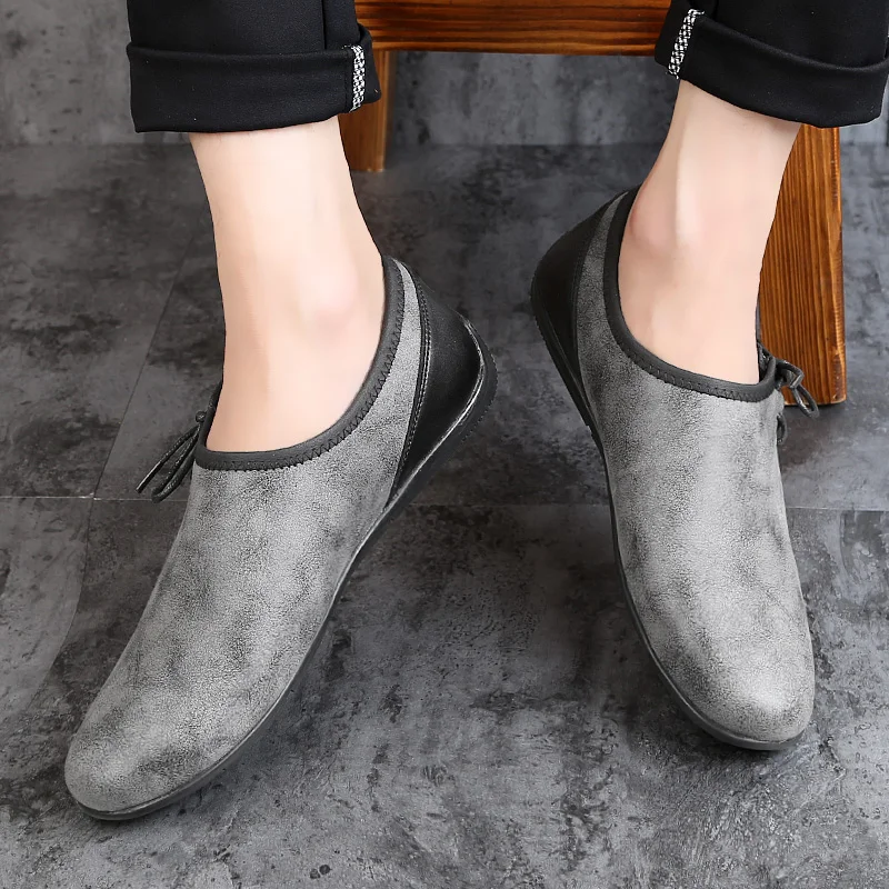 Fashion Micro Leather Men Casual Shoes Summer Breathable Design Driving Slip On Penny Loafers Flats Moccasins | Обувь