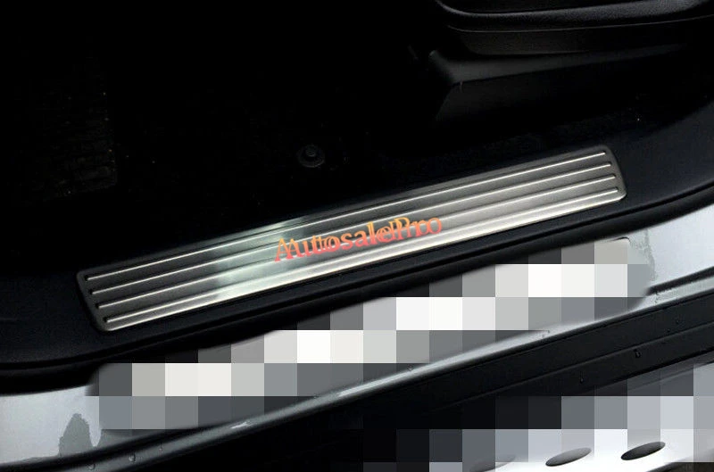 Стальная внутренняя Накладка на порог для Mercedes Benz GLE Coupe C292 2015 2016|scuff plate|door sill scuff