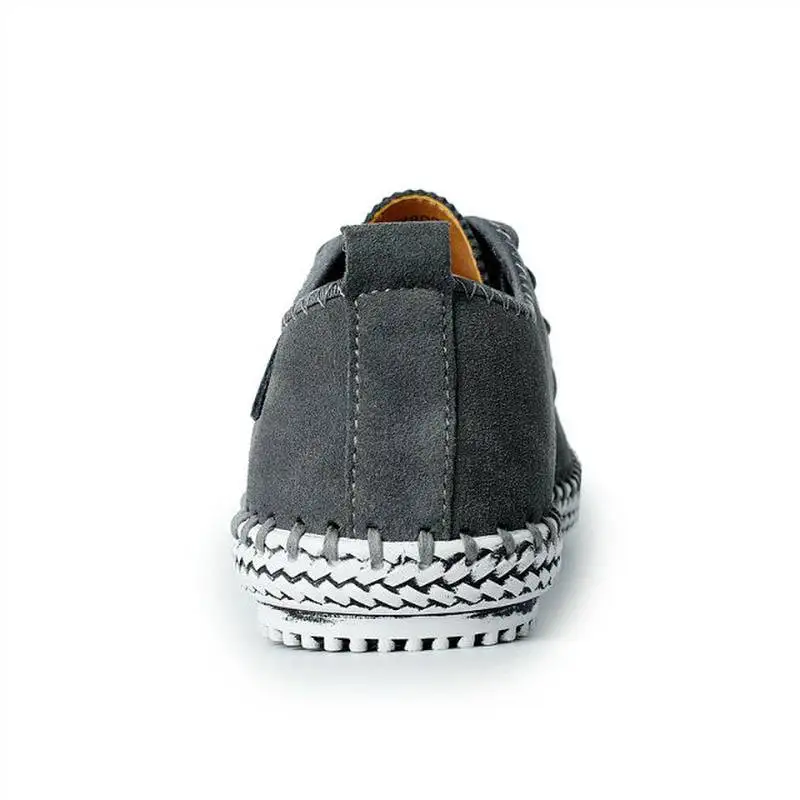 

AKZ Brand Loafers Mens Casual shoes 2018 Spring cow leather Breathable High Quality Comfortable Light Male Flats shoes 38-48