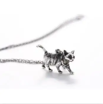 Прямая поставка-ожерелье с подвеской в виде кота стиле ретро | Украшения и