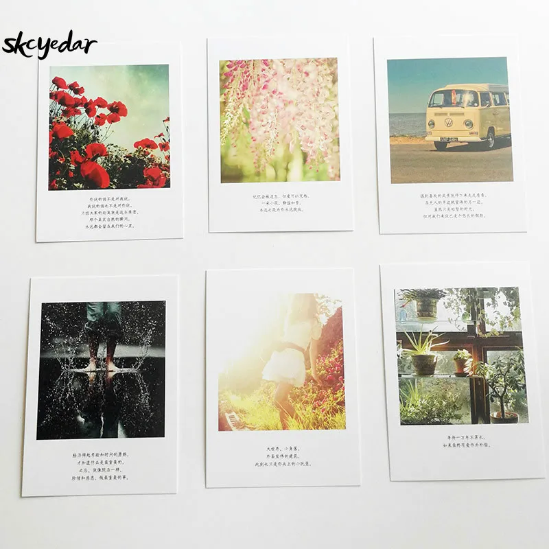 30 шт./кор. прекрасный момент романтические ретро подарочные открытки для