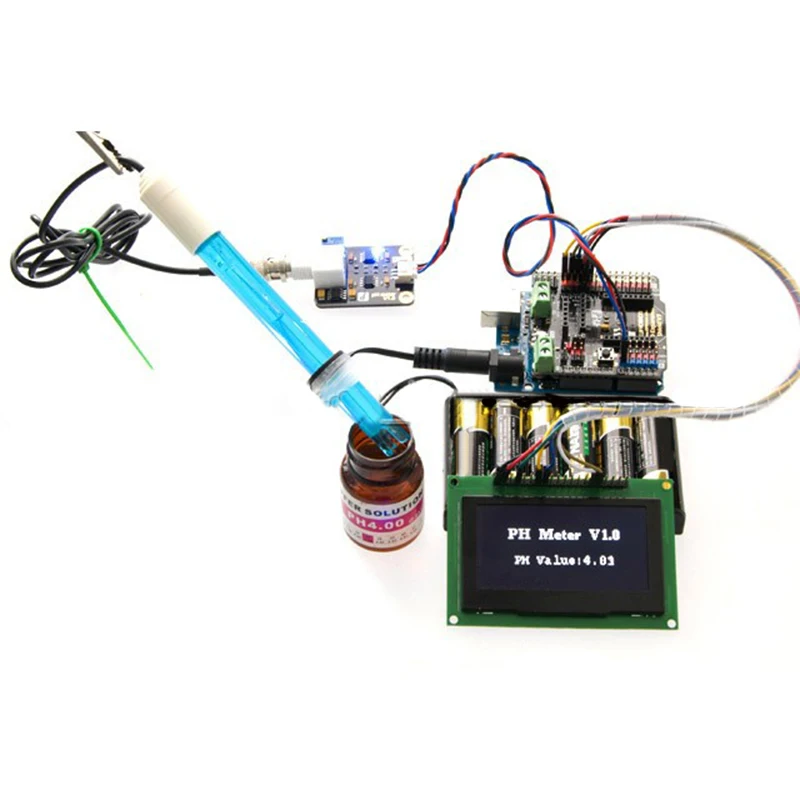 Модуль датчика PH V1.1 + зонд AVR тестовые кодовые модули комплект для аквакультуры
