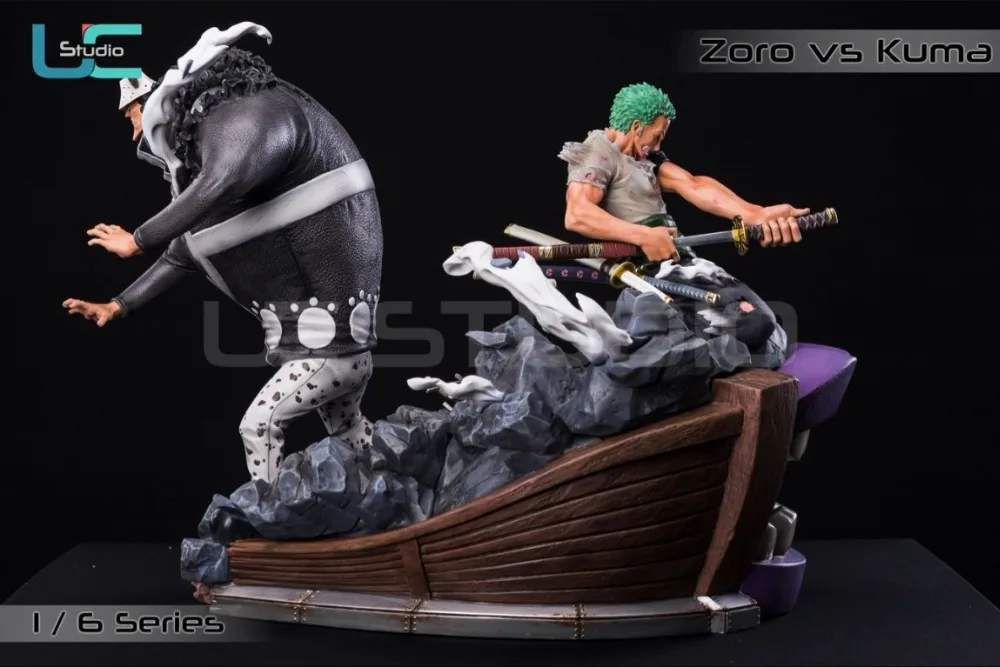 Фигурки моделей в наличии ucs One Piece Roronoa Zoro VS KUMA gk resin игрушечные фигурки для