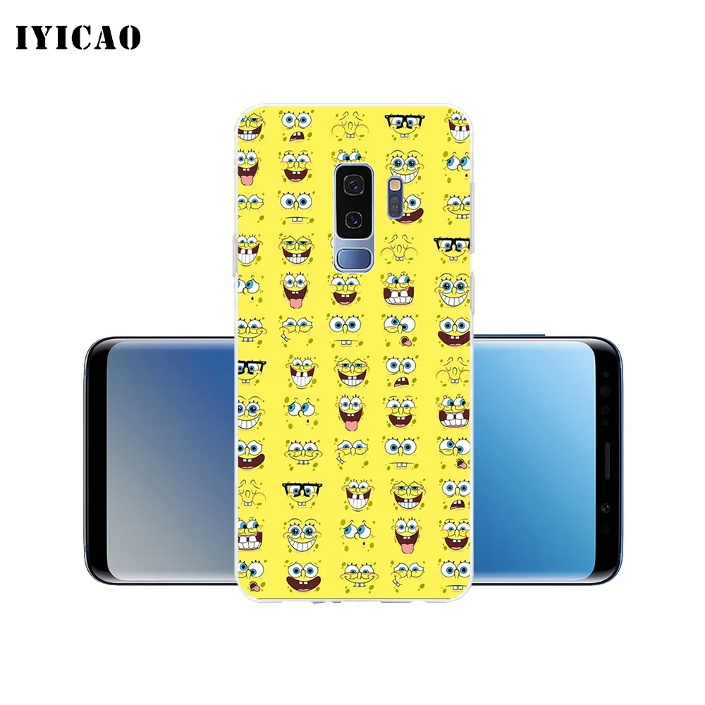 IYICAO Губка Боб Квадратные Штаны Мягкий силиконовый чехол для телефона Samsung Galaxy S10e