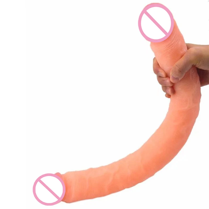 Большой размер двойной Дилдо огромная длинная заглушка большой анальный