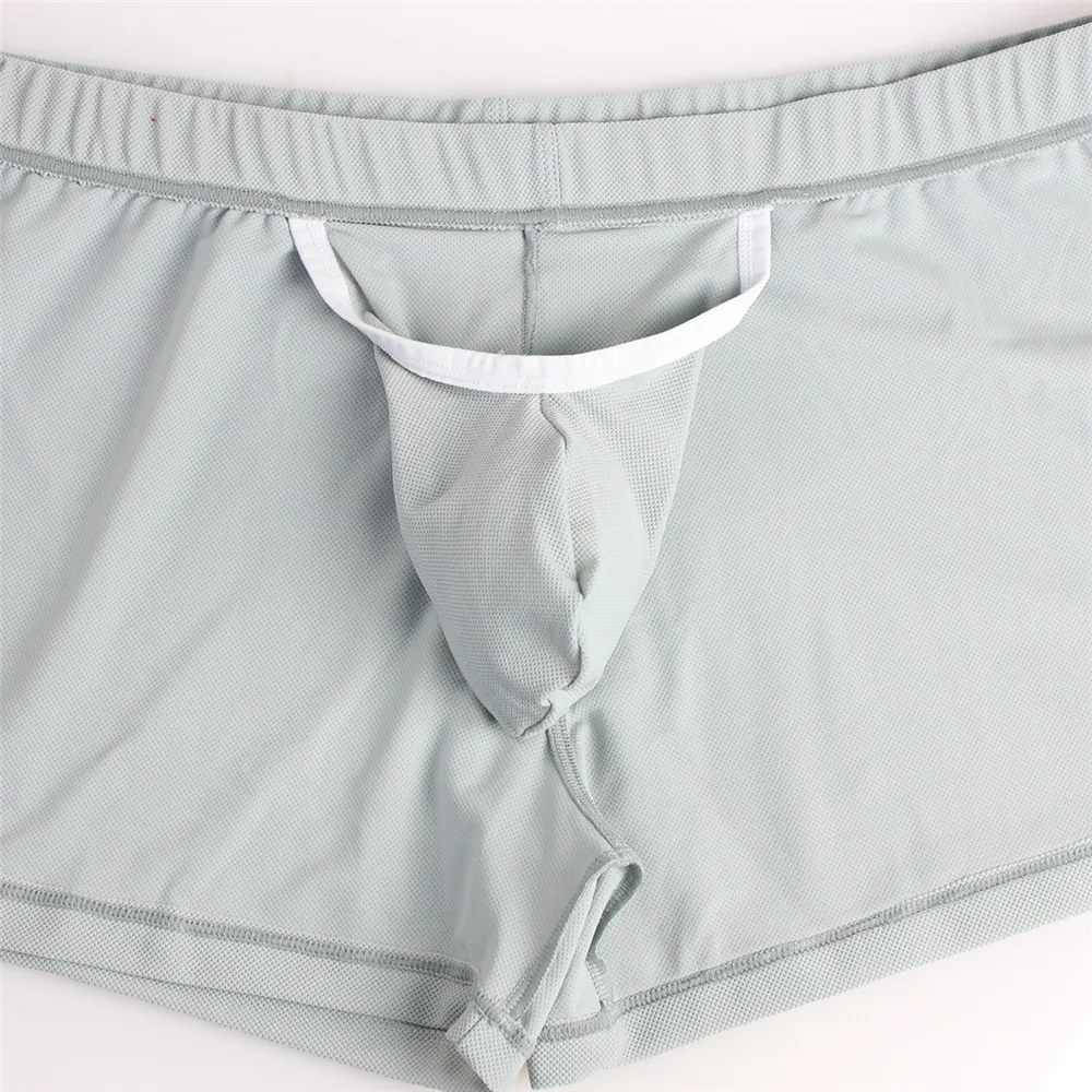 

Brave Person Men's Sleep Bottoms Shorts Underwear Men Boxers Shorts Lounge Home Sleepwear Breathable Shorts Pajama