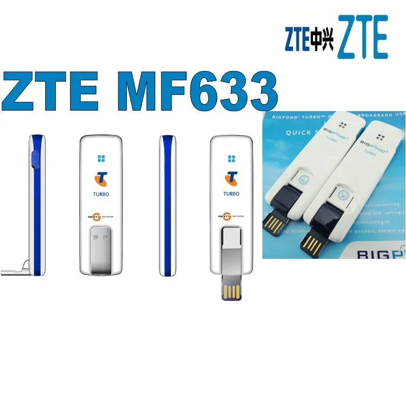 Лот из 50 шт. оригинальный разблокировка HSPA 7 2 Мбит/с ZTE MF633 zte 3g модем Встроенный