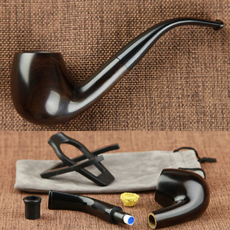 Лидер продаж картридж для курительной трубки из черного дерева с фильтром в