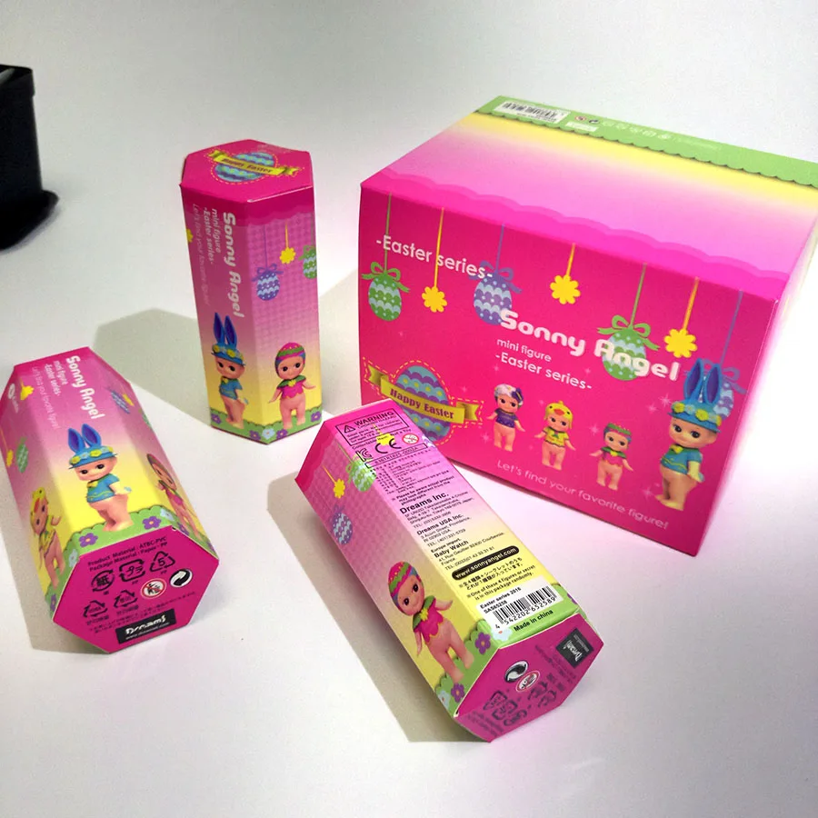6 шт./лот симпатичный Пасхальный кролик ангел кукла фигурка kewpie игрушка детский