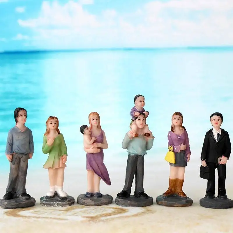 Полимерные персонажи для ролевых игр миниатюрные Семейные фигурки настольные