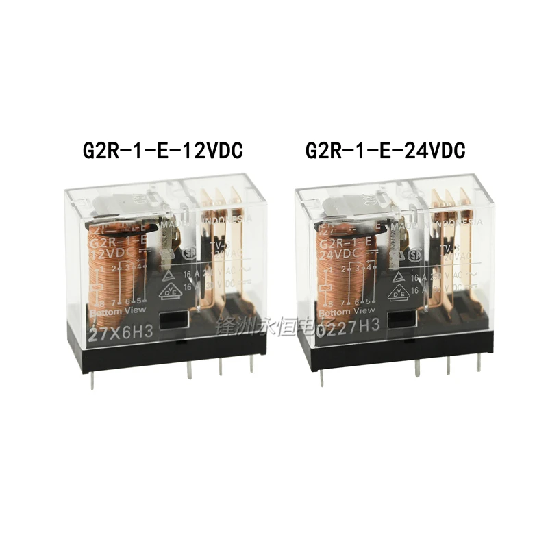 2 шт./лот Мощность реле G2R 1 12VDC 24VDC 5PIN 10A открываются и закрываются E 8PIN 16A|Реле| |