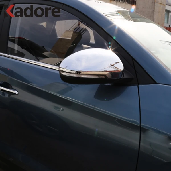 Для hyundai Tucson 2015 2016 2017 2018 2019 ABS Хромированная Боковая дверь зеркало заднего вида
