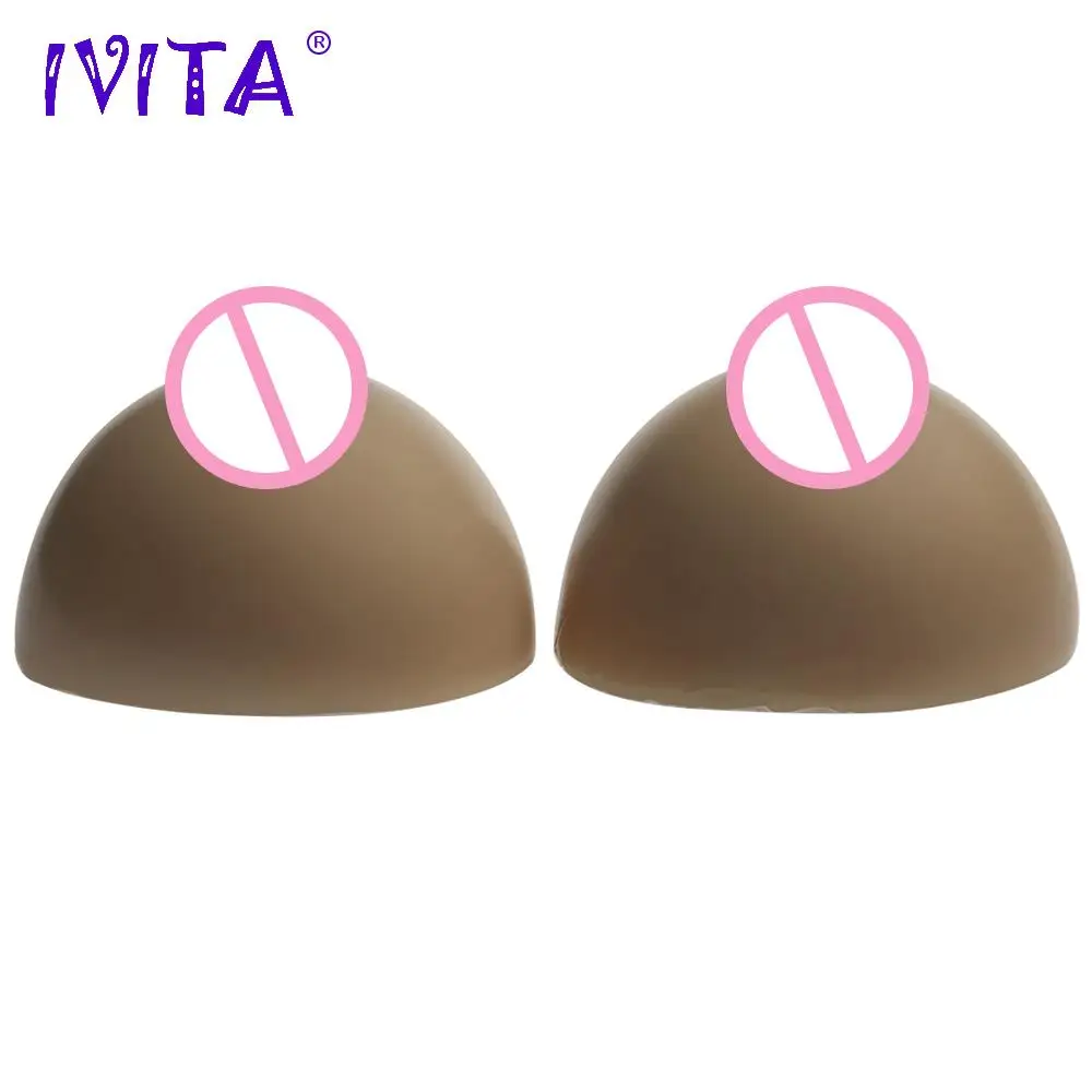 IVITA 3200 г спиральные накладные груди искусственные силиконовые формы для