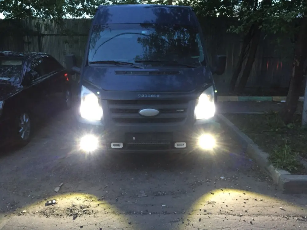 Oslamp H4 Hi короче спереди и длиннее сзади) 100 W 10000lm светодиодный фар автомобиля лампы 4 стороны люмен 6500 K COB светодиодные Авто Свет 12 v 24 v для Ford/Nissan Kia