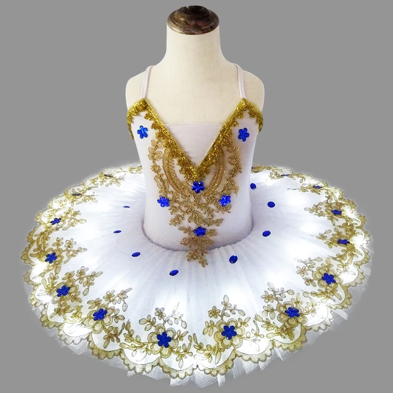 2019 новые светящиеся Детские бальные платья детское Танцы костюмы лебедь штаны с