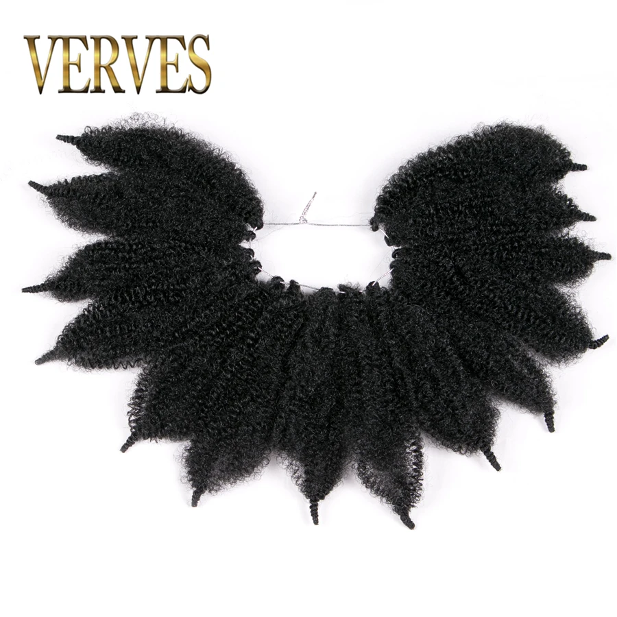 VERVES вязаные волосы для наращивания 8 дюймов синтетические плетеные с эффектом