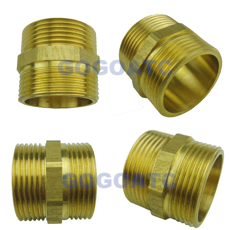 Brass copper plumbing fitting male thread G 1-1/4&quot 1-1/2&quot 2 inch union fast connector water hydraulic joint | Обустройство