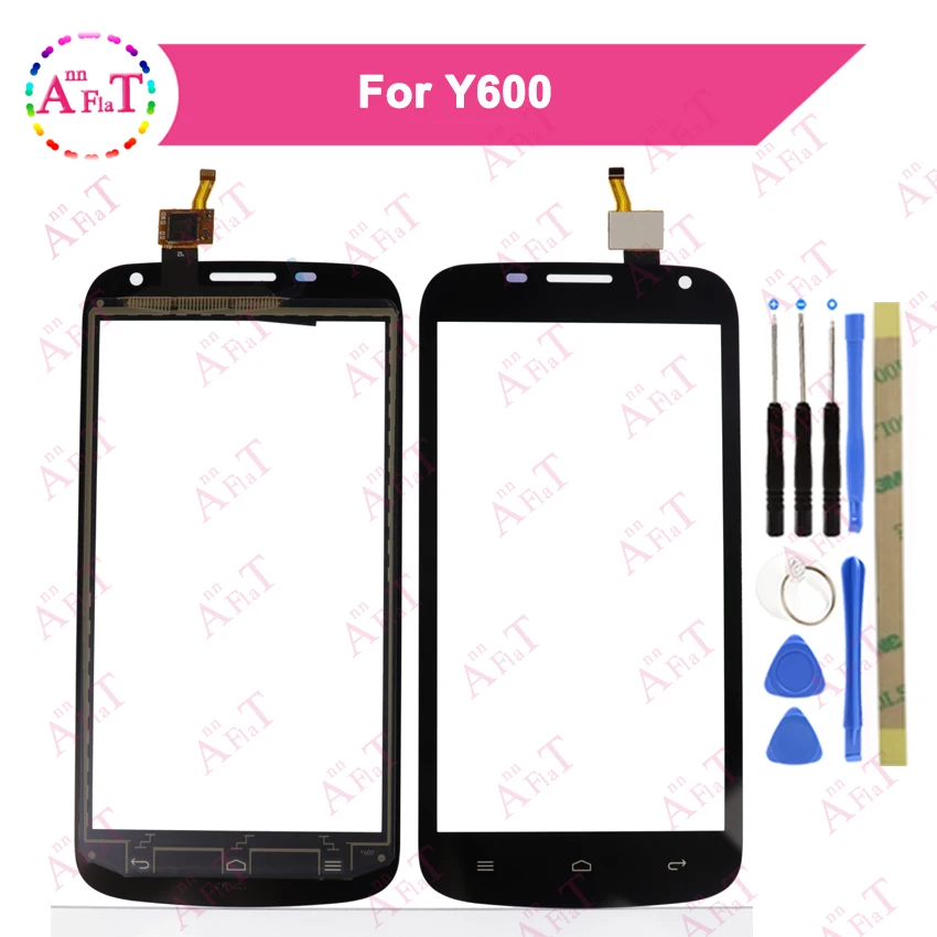 Высокое качество Передний сенсорный экран внешнее стекло для Huawei Ascend Y600