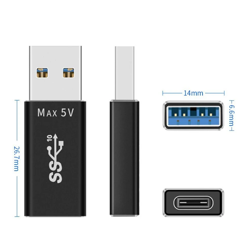 Новинка 2018 10 Гбит/с 5 В фотоадаптер USB 3 1 типа C мама в 0 папа конвертер соединитель