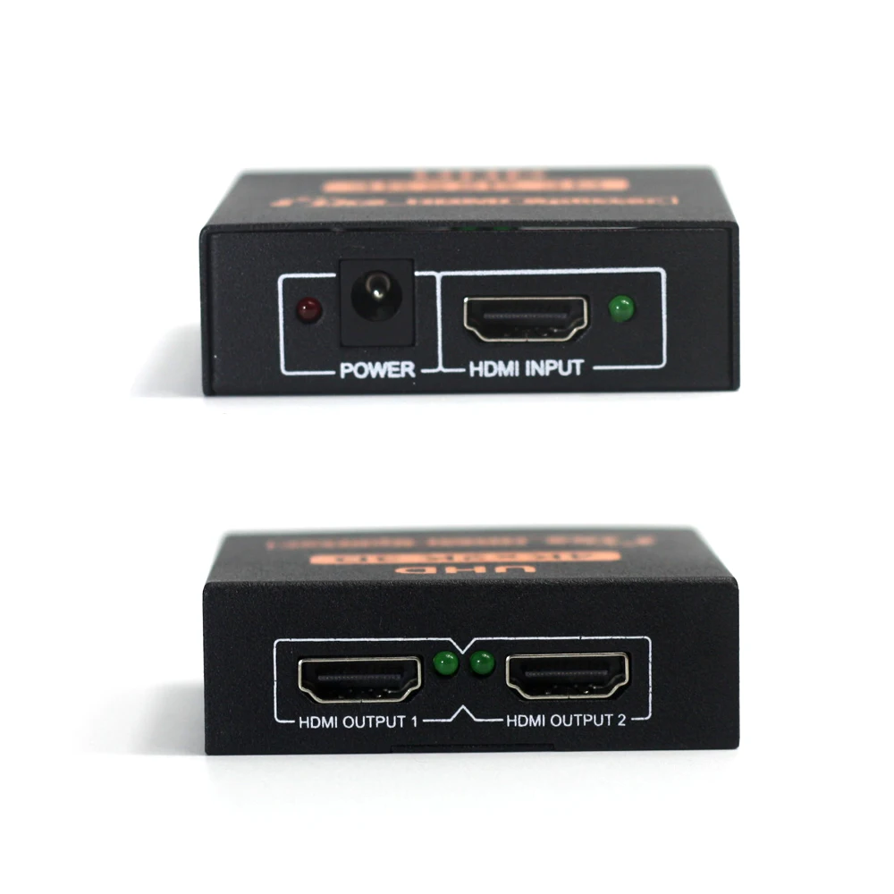 AIXXCO HDCP 4K HDMI сплиттер Full HD 1080p видео коммутатор 1X2 1X4 двойной дисплей для HDTV DVD PS3