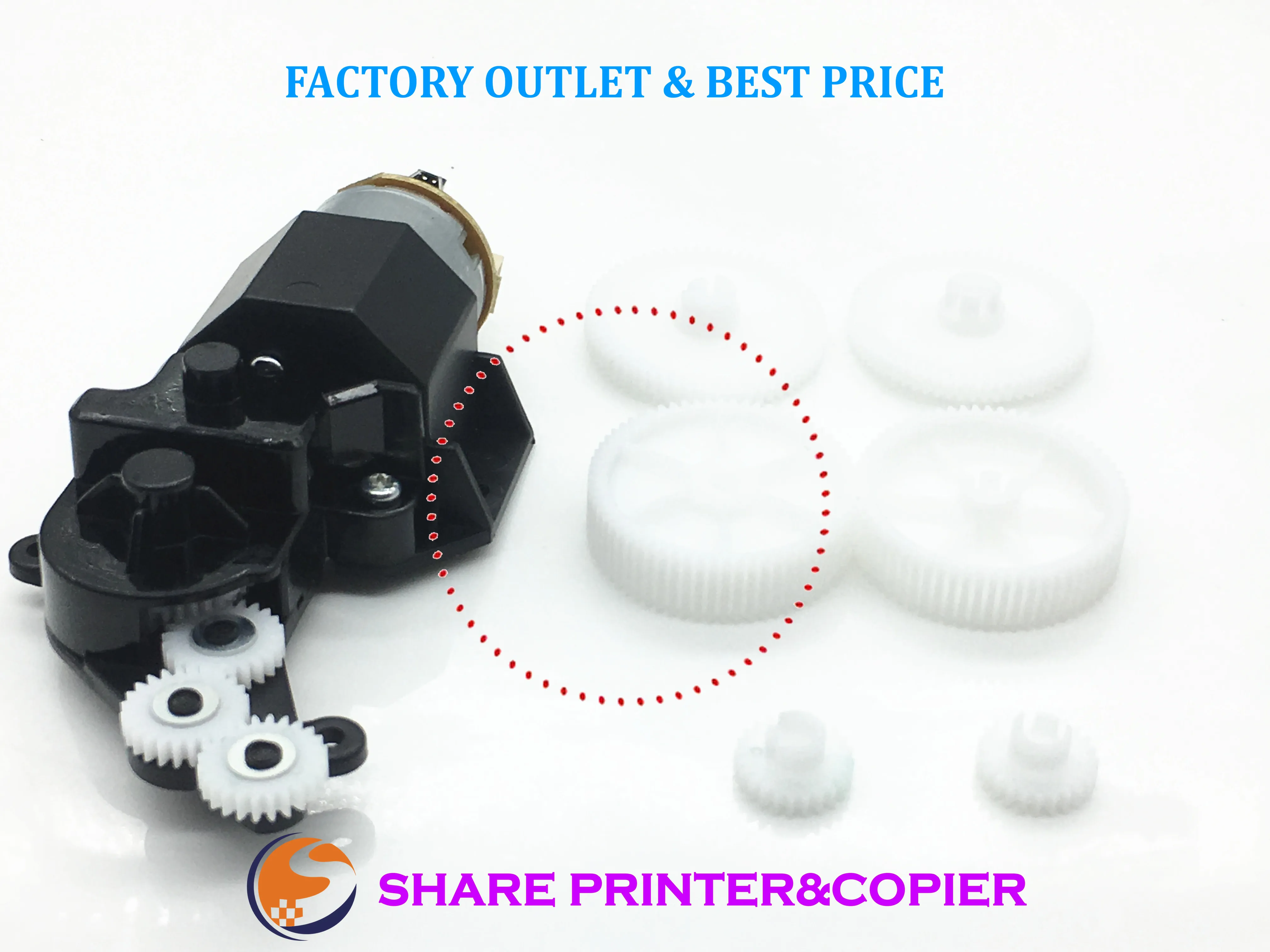 SAHRE новый двигатель Starwheel в сборе для HP T610 T770 T790 T1100 T2300 Z3100 Z2100 Z3200 795|Детали принтера|