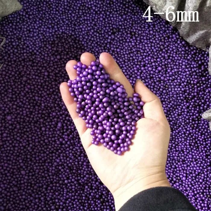 4-6mm Purple 500 г новые Разноцветные Мини-шарики из пенополистирола с наполнителем из пенополистирола - Цвет: 4-6mm Purple