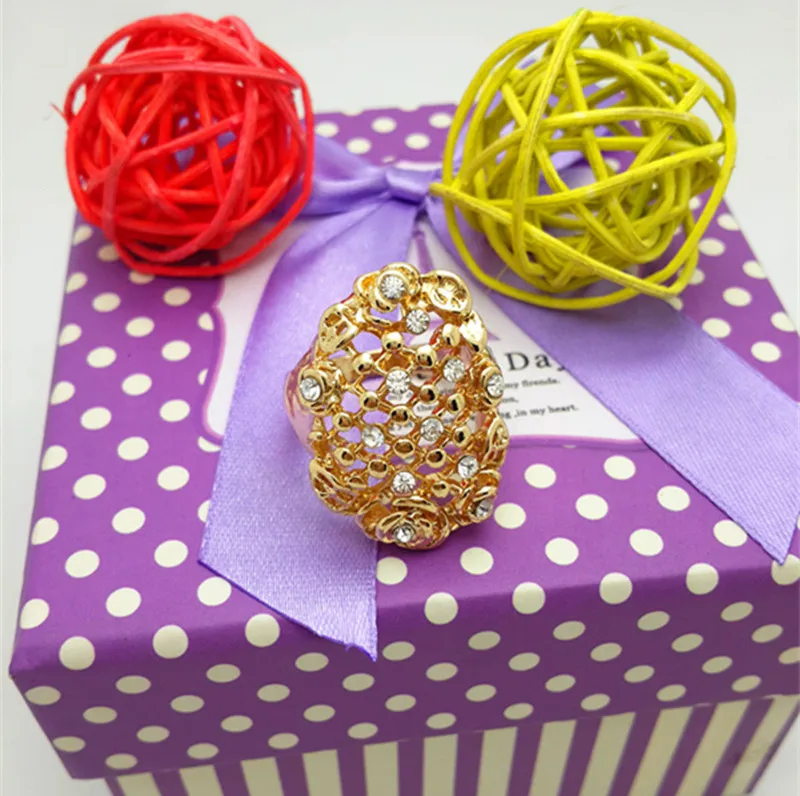 Модные свадебные ювелирные наборы золотого цвета для женщин Великолепные