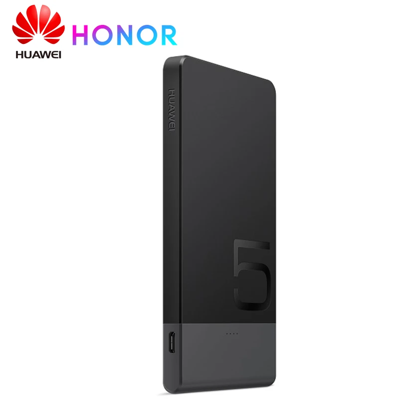 huawei официальный Мощность банка 5000 мА/ч, CP06 двухсторонняя Быстрая зарядка 5V 2A мобильный Мощность Bank зарядное устройство для iPhone samsung Xiaomi на открытом воздухе