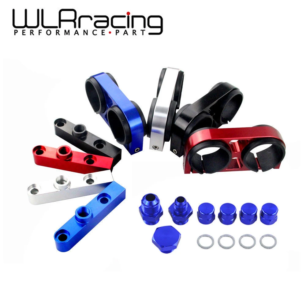 WLR RACING двойной Кронштейн топливного насоса заготовка алюминиевая сборка