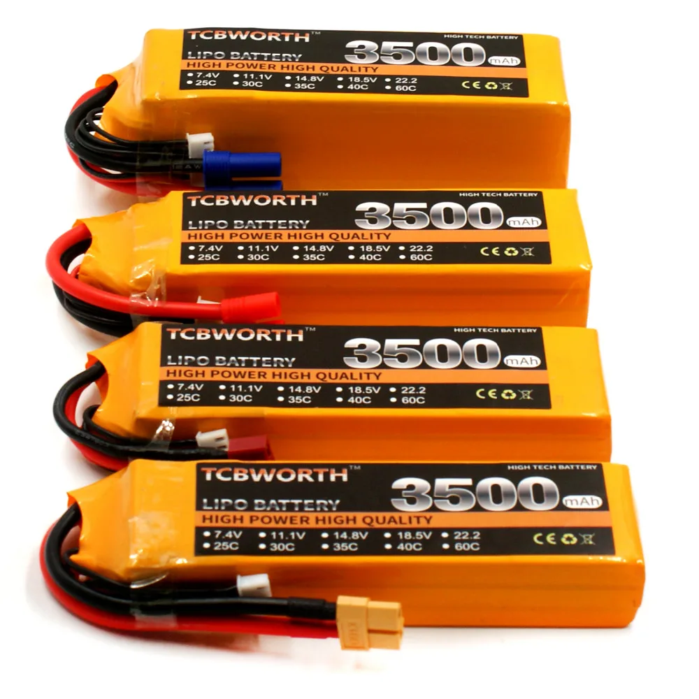 Новый 6S 22 2 V 3500 мА/ч 30C Max 60C дрона с дистанционным управлением LiPo Батарея для РУ